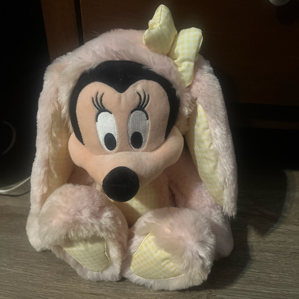 MINNIE MOUSE PLUSH IN A BUNNY OUTFIT